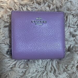 Coach Lilac Leather Women's Wallet